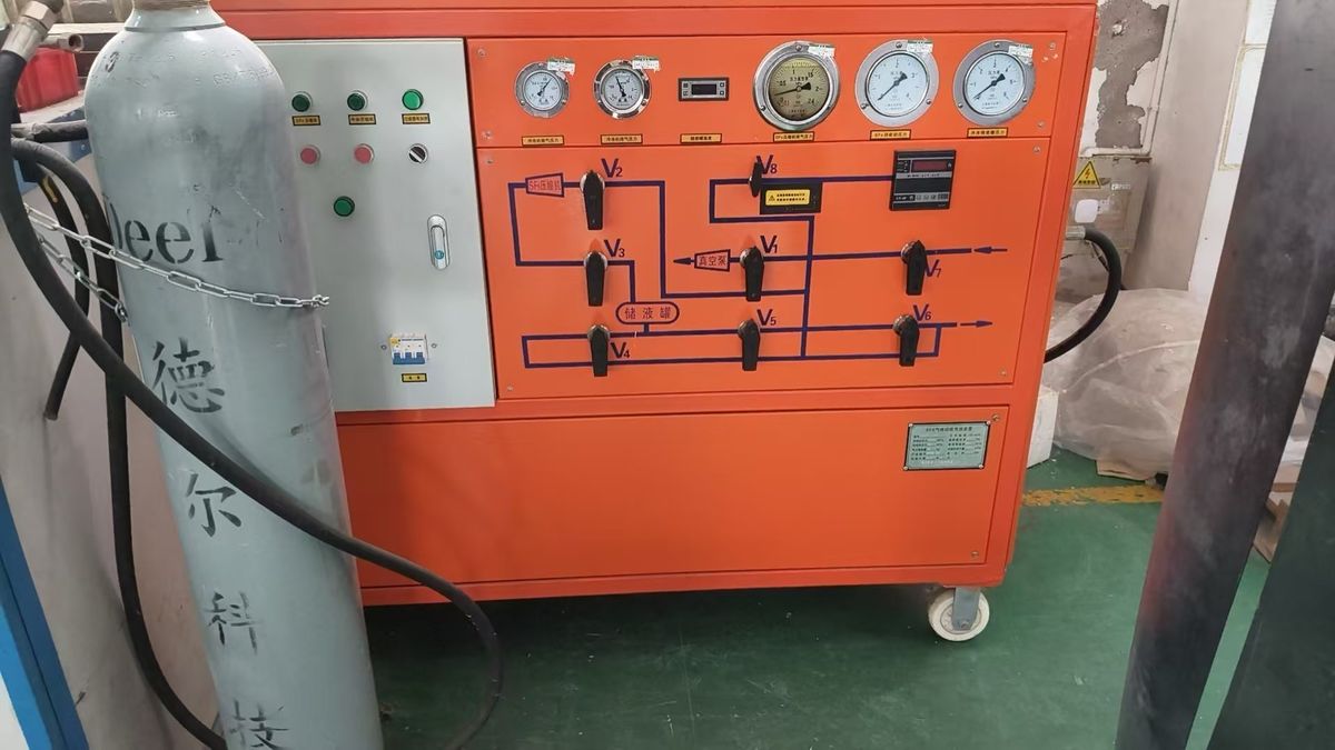 SF6 Gas Recovery & Refilling Unit